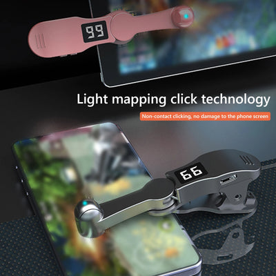 Auto Screen Clicker for Smart Phone Apps Video Live Streaming Gadget USB Simulator Smartphone Game Screen Touch Tripods Tapper